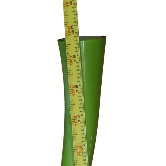 Vintage Norman Coppenhagen Green Swing Glass Vase - Picture 12 of 12